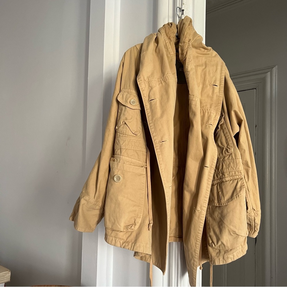 Kapital ring jacket tan yellow size xs